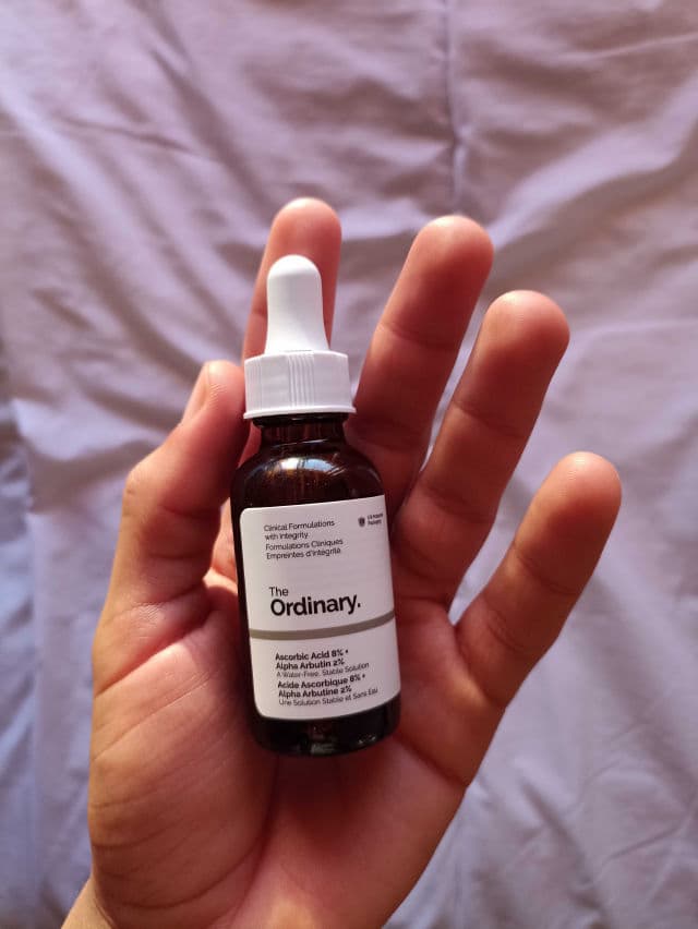 The Ordinary Acorbic Acid 8% + Alpha Arbutin 2% review photo by Juanmonet