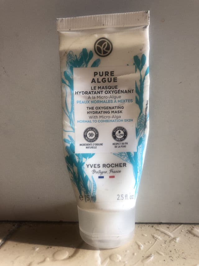 YVES ROCHER Pure Algue The Oxygenating Hydrating Mask review photo by Emelinetls