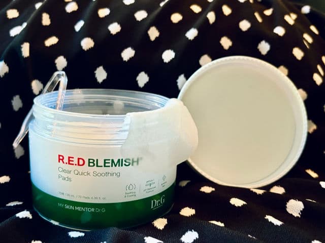 DR.G Red Blemish Clear Quick Soothing Pads review photo by NARoatti