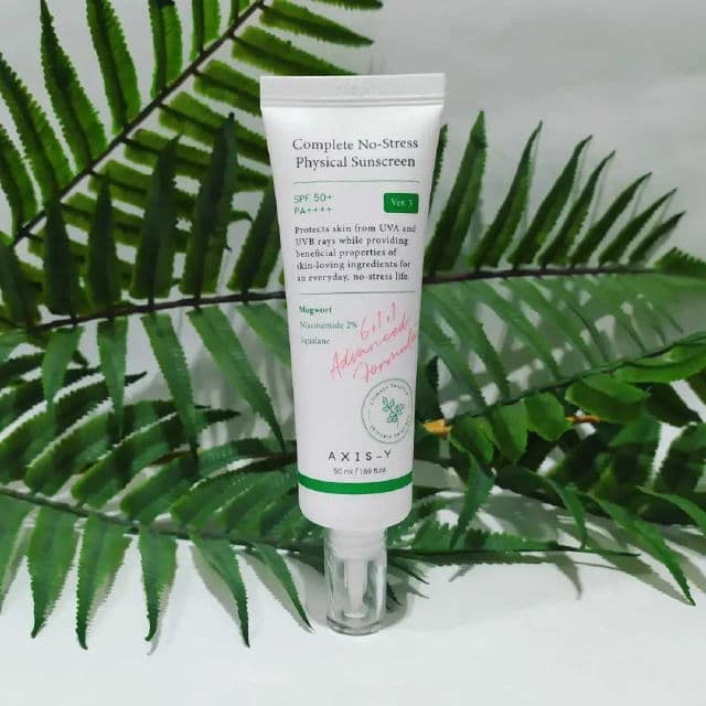 AXIS-Y Complete No-Stress Physical Sunscreen V.3 SPF 50+ PA++++ review photo by peachperfectskin