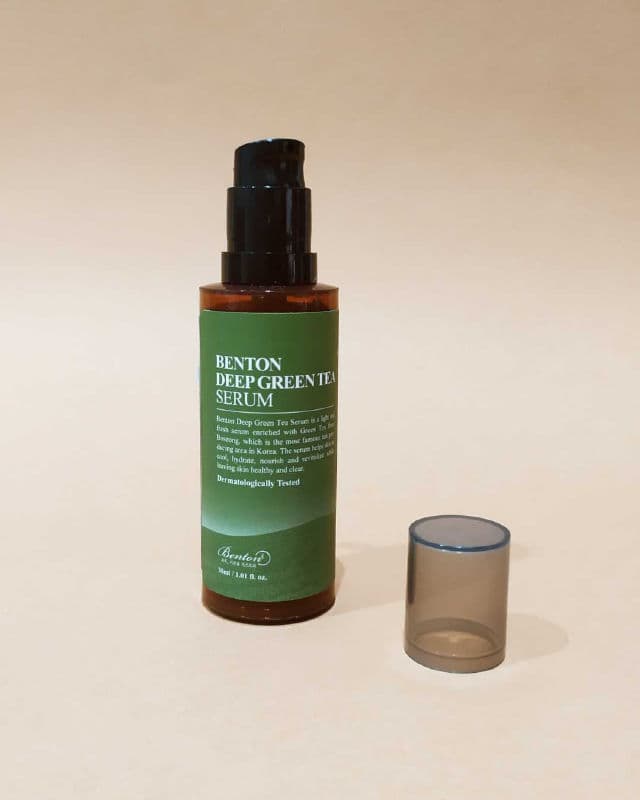 BENTON Deep Green Tea Serum review photo by peachperfectskin