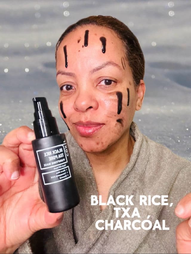 Coxir Black Rice TXA Pore Purifying Mask review photo by Lingua