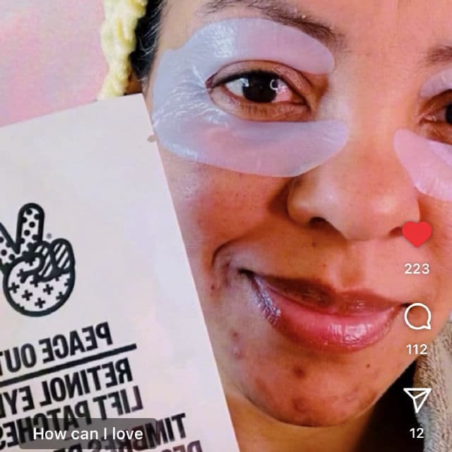 Peace Out Retinol Eye Lift Patches review photo by Lingua