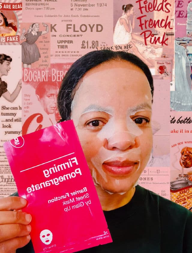 Glam Up Firming Pomegranate Sheet Mask review photo by Lingua