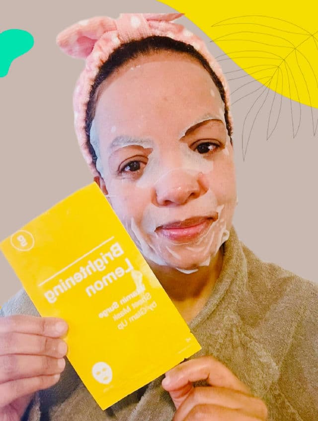 Glam Up Brightening Lemon Sheet Mask review photo by Lingua