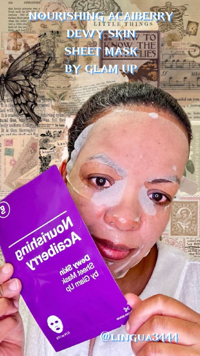 Glam Up Nourishing Acaiberry Sheet Mask review photo by Lingua
