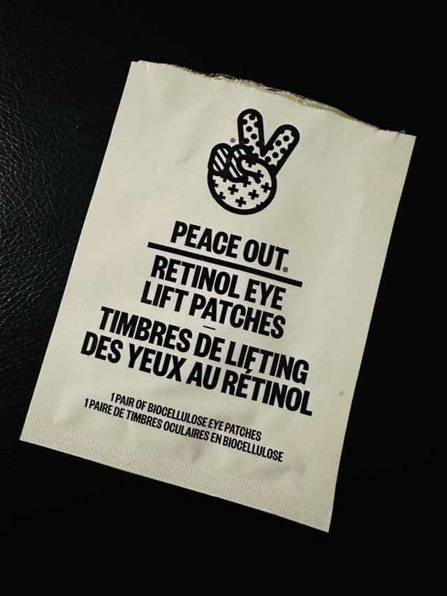 Peace Out Retinol Eye Lift Patches review photo by Lingua