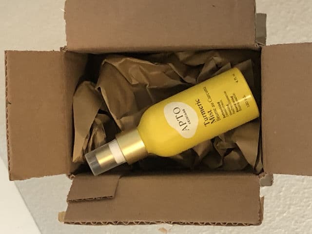 APTO Skincare Turmeric Mist review photo by Lingua