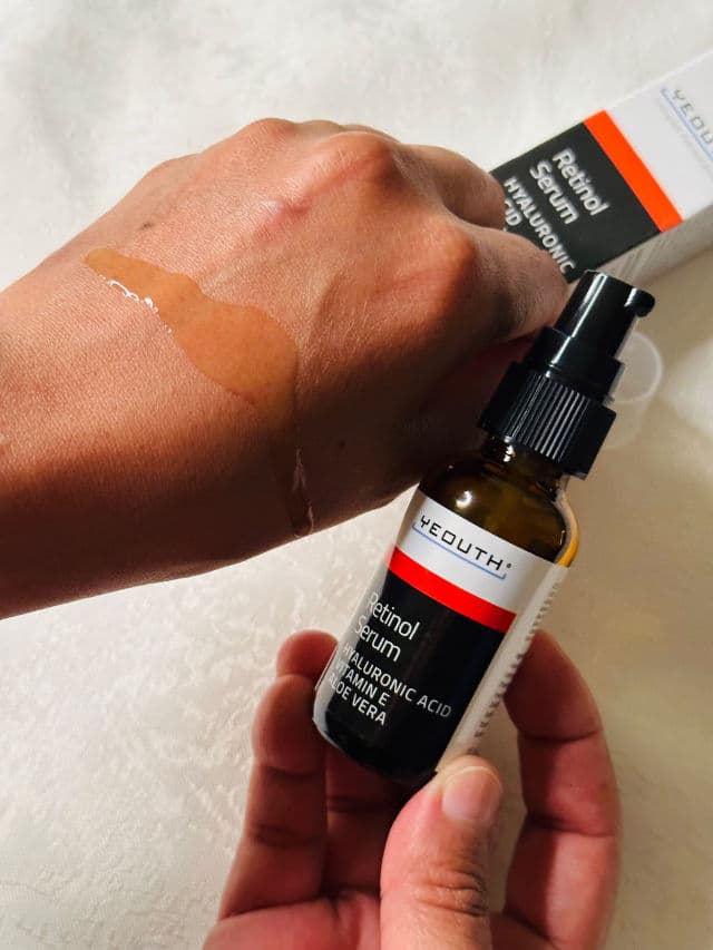 YEOUTH Retinol Serum Hyaluronic Acid Vitamin E Aloe Vera review photo by Lingua