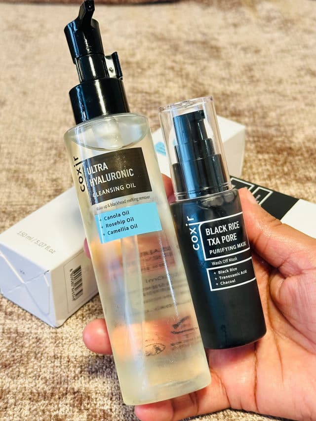 Coxir Black Rice TXA Pore Purifying Mask review photo by Lingua