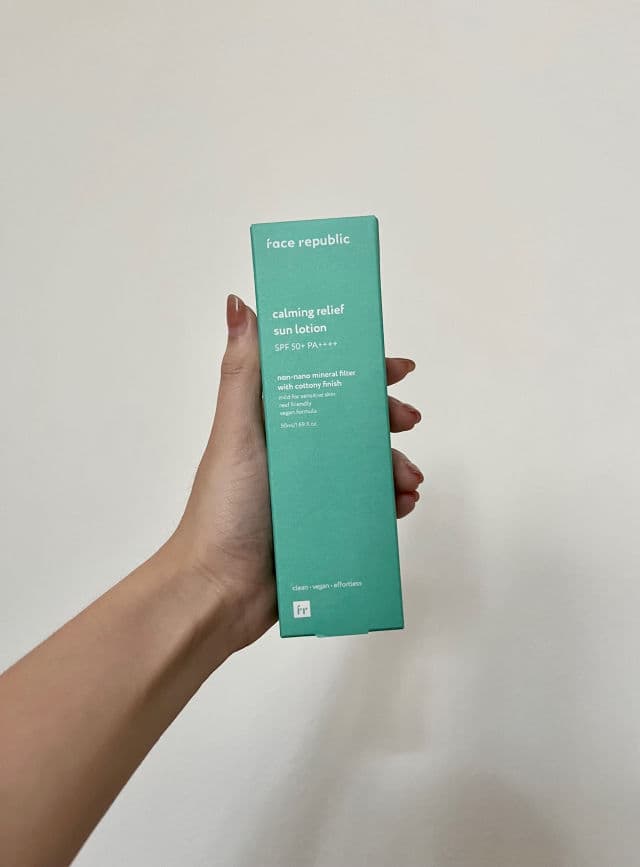 Face Republic Calming Relief Sun Lotion SPF50+ PA++++ review photo by tastelikelemonade