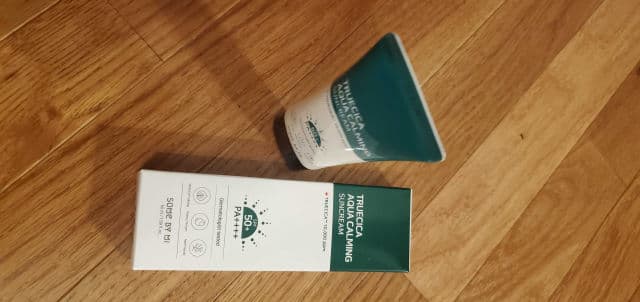 Some By Mi Truecica Aqua Calming Sun Cream SPF50+PA++++ review photo by skincarereview101