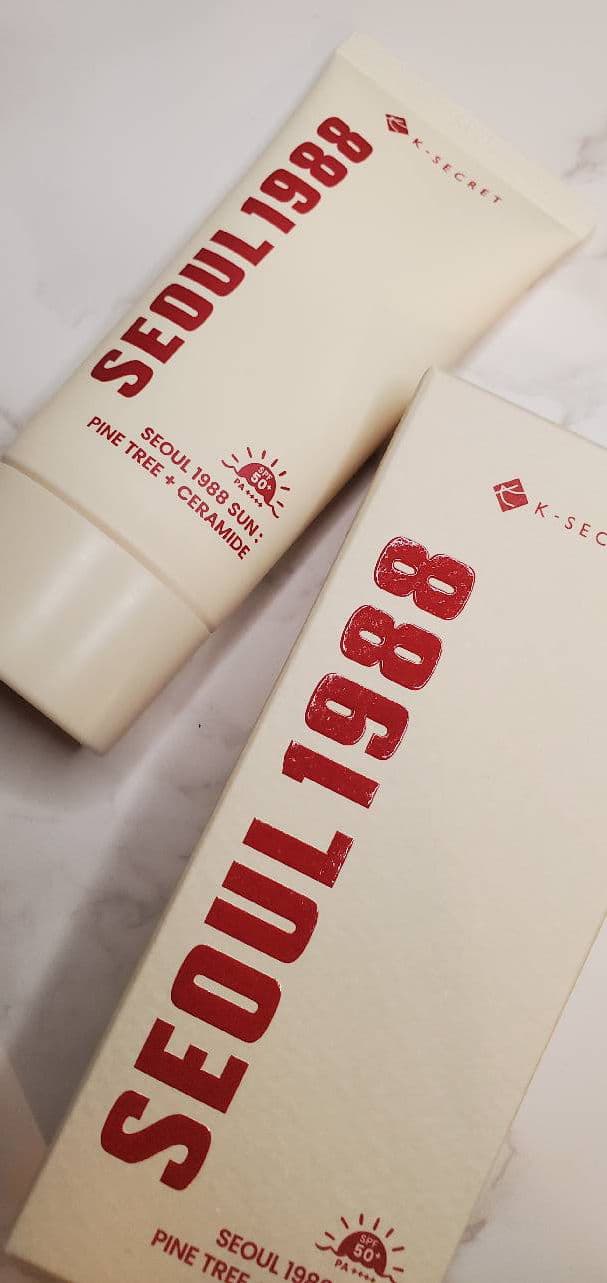 K-Secret Seoul 1988 Sun : Pine Tree + Ceramide SPF50+ PA++++ review photo by skincarereview101