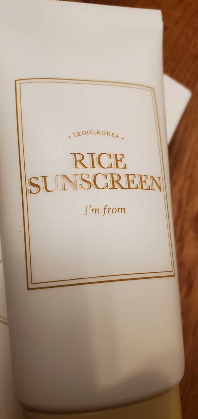 I'M FROM Rice Sunscreen review photo by skincarereview101