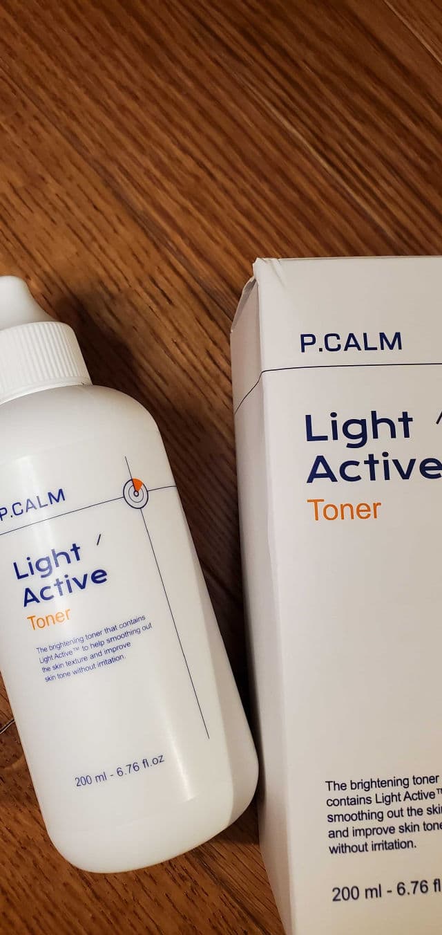P.CALM Light Active Toner review photo by skincarereview101