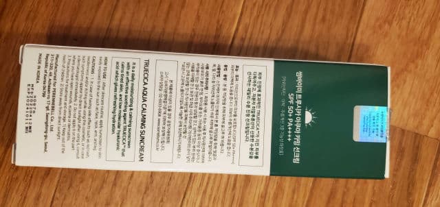 Some By Mi Truecica Aqua Calming Sun Cream SPF50+PA++++ review photo by skincarereview101
