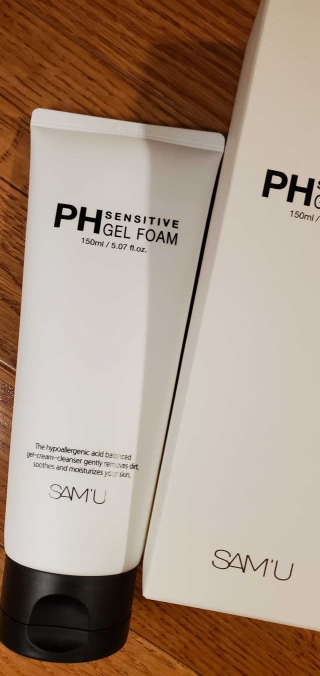 SAM'U PH Sensitive Gel Foam review photo by skincarereview101