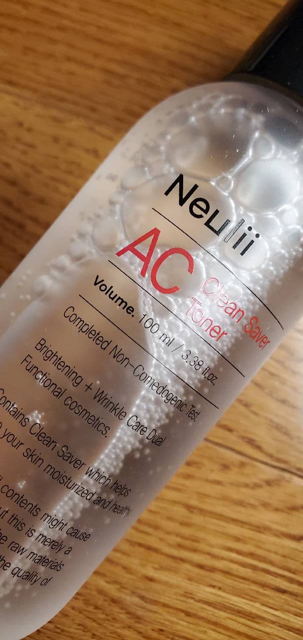 Neulii AC Clean Saver Toner review photo by skincarereview101