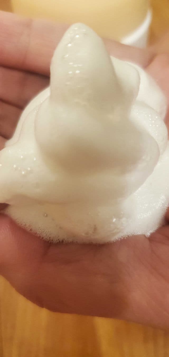 SKINFOOD Egg White Perfect Pore Cleansing Meringue Foam review photo by skincarereview101