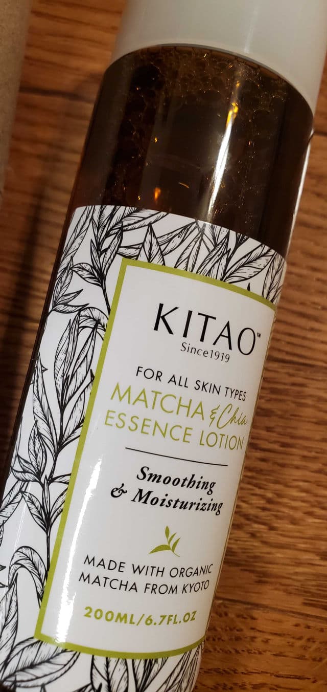 Kitao Matcha + Chia Essence Lotion review photo by skincarereview101