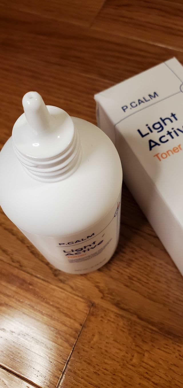 P.CALM Light Active Toner review photo by skincarereview101