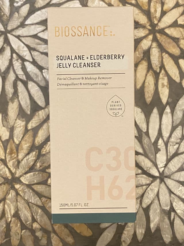 Biossance Squalane + Elderberry Jelly Cleanser review photo by FlightQueen 