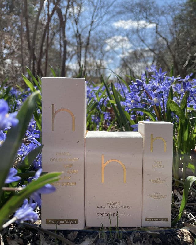 Hamel Vegan Aqua Glow Sun Serum SPF50+ PA++++ review photo by JuliaAlexandra