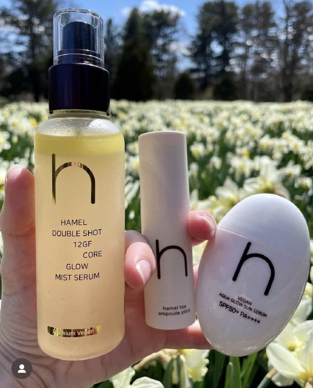 Hamel Vegan Aqua Glow Sun Serum SPF50+ PA++++ review photo by JuliaAlexandra