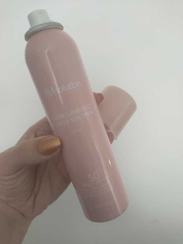 JMsolution Glow Luminous Flower Sun Spray Rose SPF 50+ PA+++ review photo by Bayz