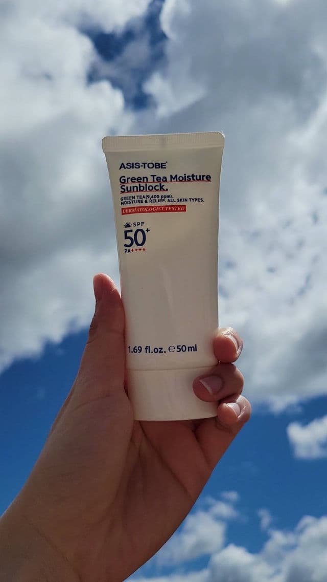 ASIS-TOBE Green Tea Moisture Sunblock SPF 50+ PA++++ review photo by narameo