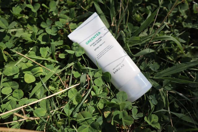 Barulab Greentea Hydro Calming Sun Cream SPF50+ PA++++ review photo by narameo