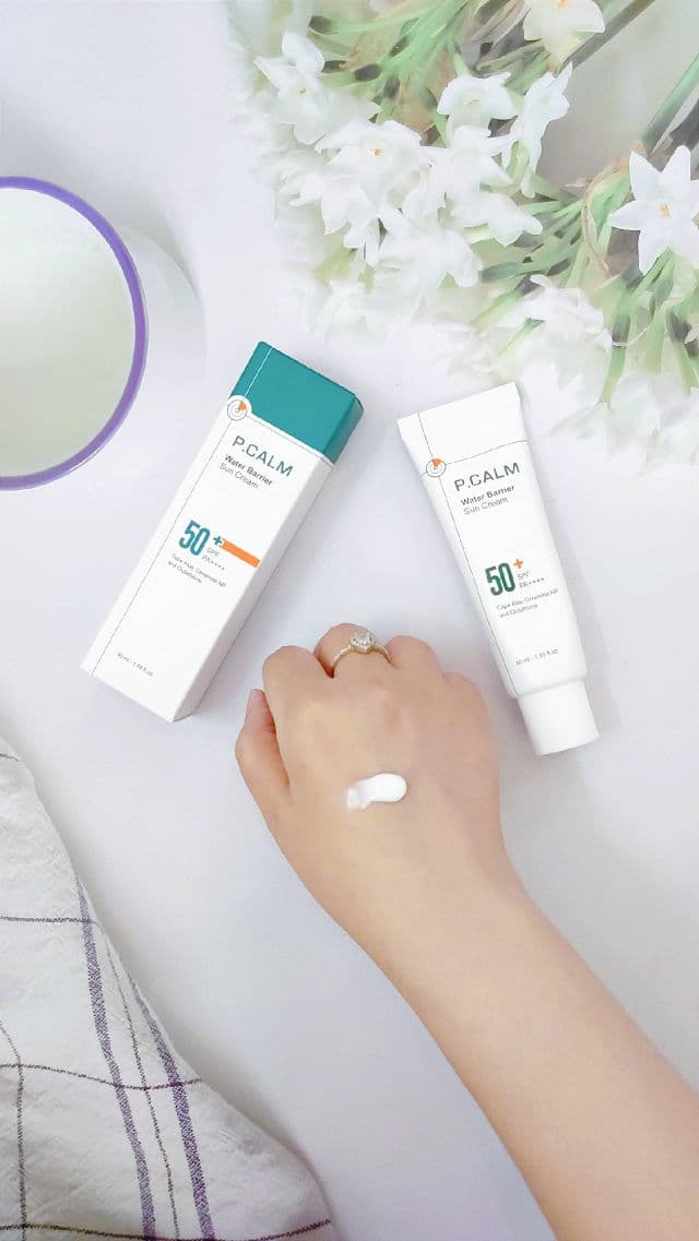 P.CALM Water Barrier Sun Cream SPF 50+ PA++++ review photo by ThuyTran