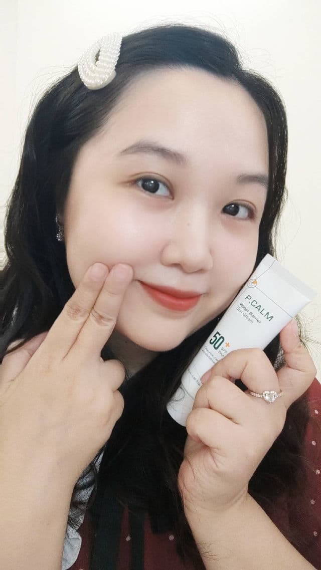 P.CALM Water Barrier Sun Cream SPF 50+ PA++++ review photo by ThuyTran