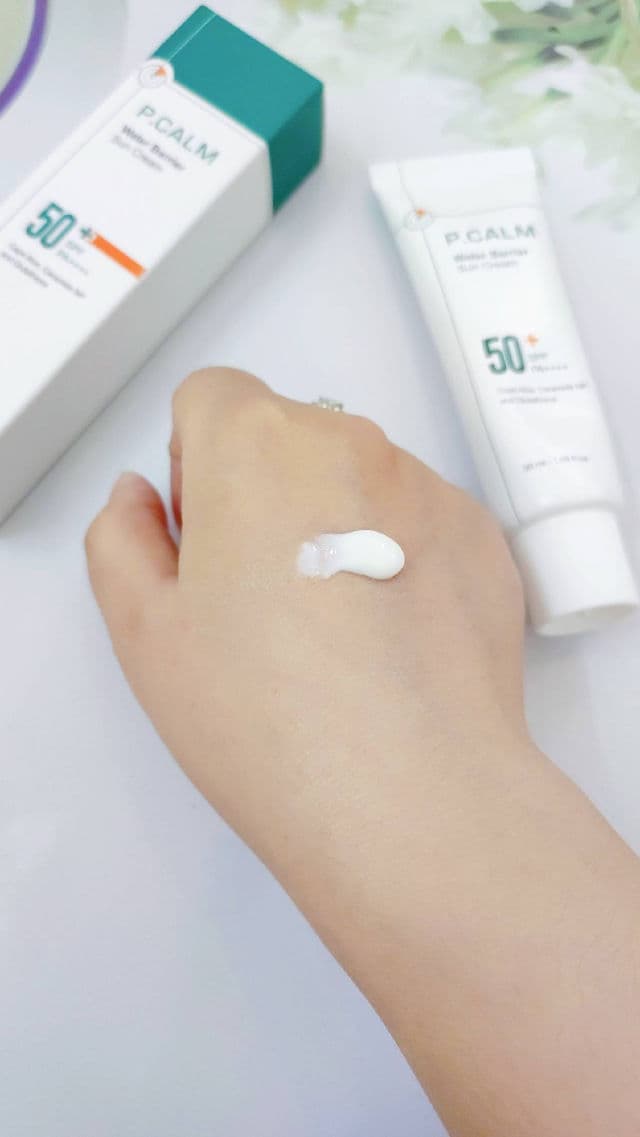 P.CALM Water Barrier Sun Cream SPF 50+ PA++++ review photo by ThuyTran