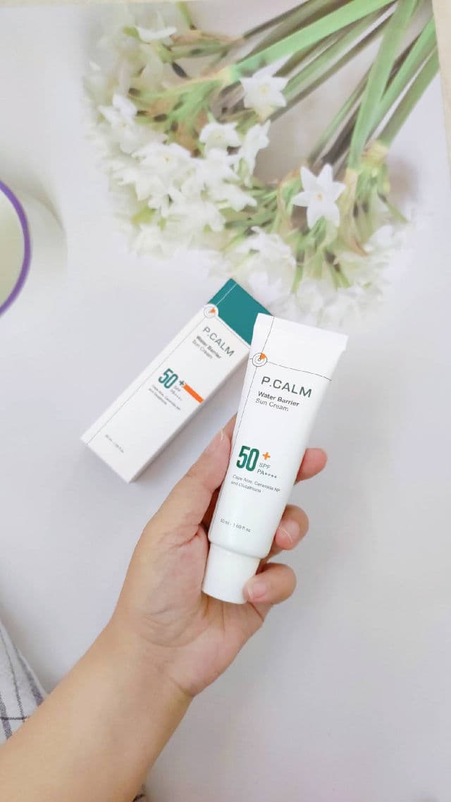 P.CALM Water Barrier Sun Cream SPF 50+ PA++++ review photo by ThuyTran