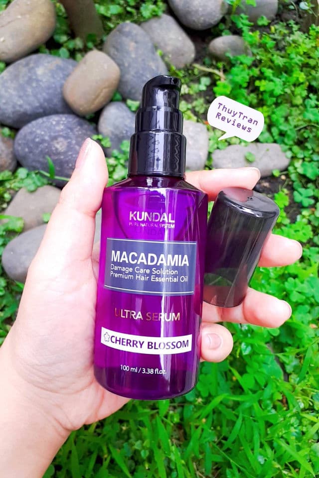 Kundal Macadamia Damage Care Solution Premium Essential Oil - Cherry Blossom review photo by ThuyTran