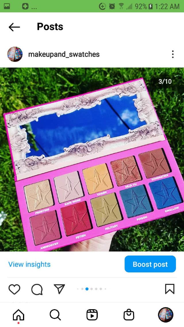 Jeffree Star Cosmetics Androgyny Palette review photo by Maluna