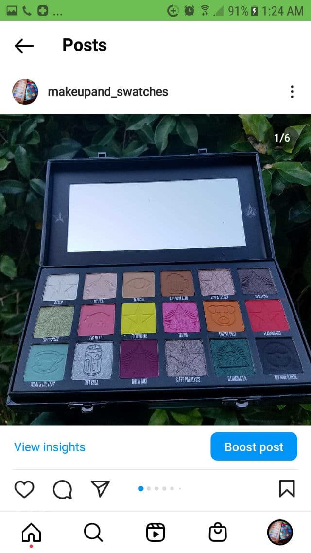 Jeffree Star Cosmetics Conspiracy Palette review photo by Maluna