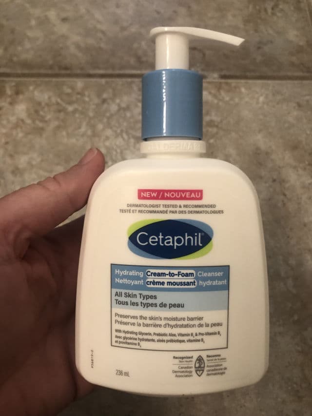 Cetaphil Hydrating Foaming Cream Cleanser review photo by itsej