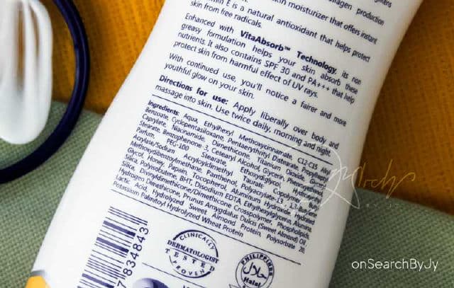Silka Papaya Premium Whitening Lotion SPF 30 review photo by onsearchbyjy