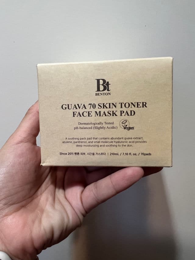 BENTON Guava 70 Skin Toner Pad review photo by brendaskincare