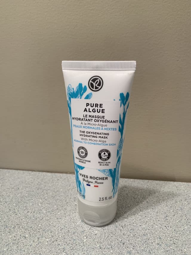 YVES ROCHER Pure Algue The Oxygenating Hydrating Mask review photo by mcstylebeautyk