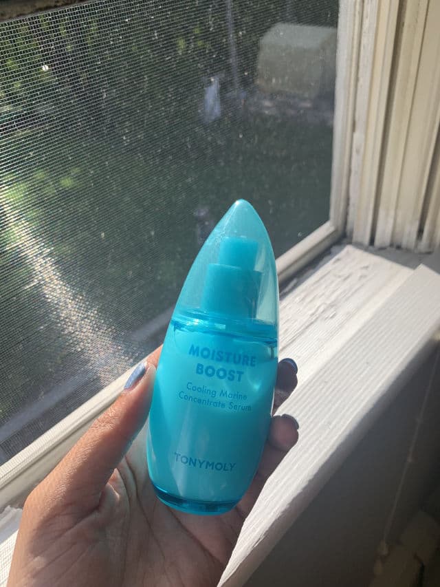 TONYMOLY Moisture Boost Cooling Marine Concentrate Serum review photo by mcstylebeautyk
