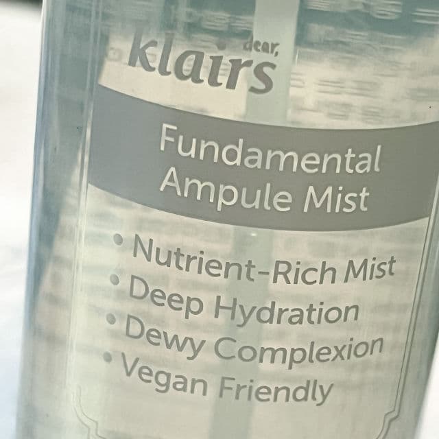Dear, Klairs Fundamental Ampule Mist review photo by Akimichann