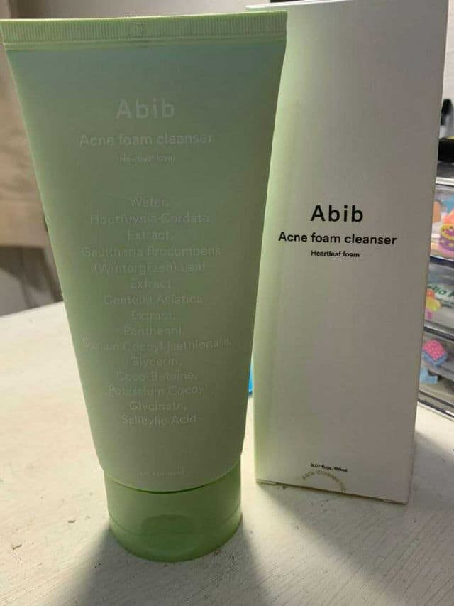 Abib Acne Foam Cleanser Heartleaf Foam review photo by PickyChava