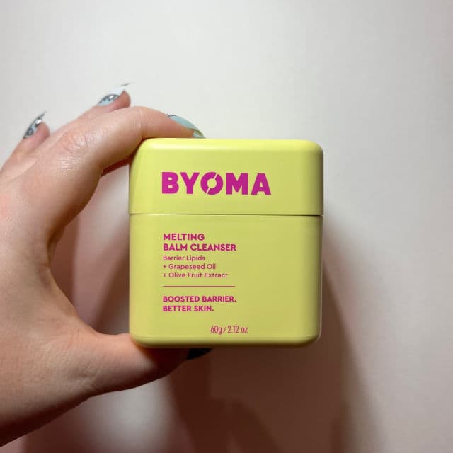 BYOMA Melting Balm Cleanser review photo by MeaningInMakeup