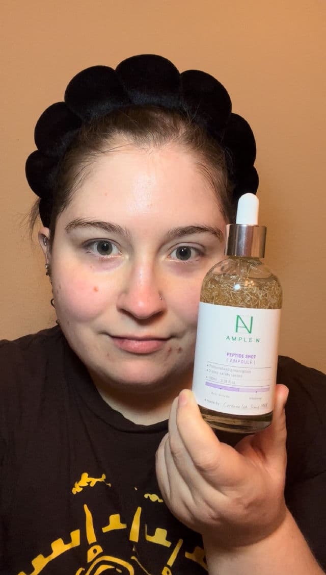 AMPLE:N Peptide Shot Serum review photo by MeaningInMakeup
