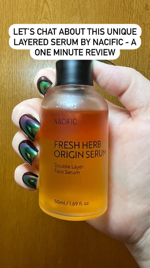 Fresh Herb Origin Serum product review
