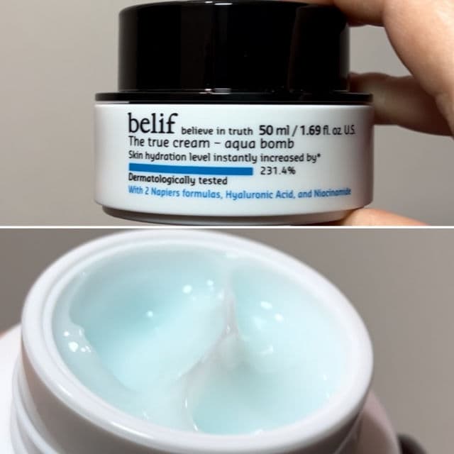 belif The True Cream Aqua Bomb review photo by MeaningInMakeup