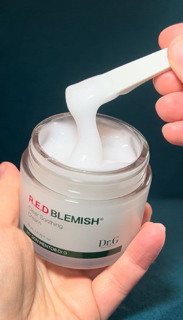 DR.G Red Blemish Clear Soothing Cream review photo by MeaningInMakeup